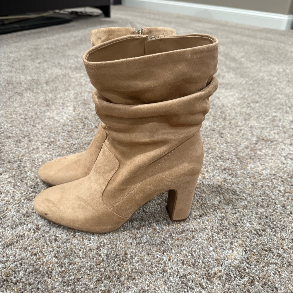 Jessica Simpson Tan Heeled Boots